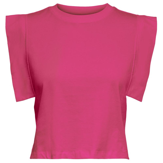 Only Γυναικεία κοντομάνικη μπλούζα Cropped Top